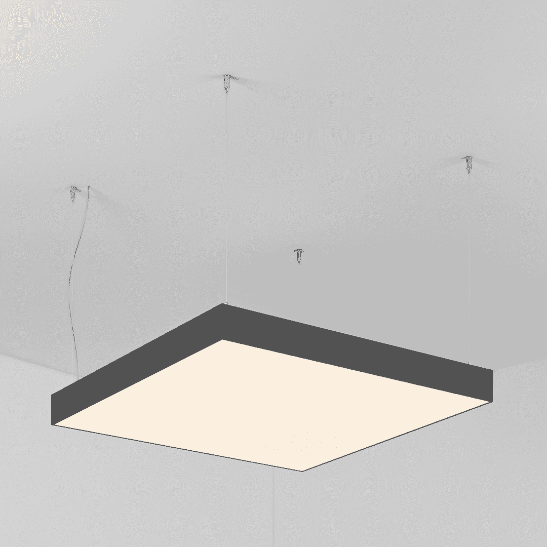 Светильник POLYGON SQUARE h100 (Сторона 420)х4 LED 40W