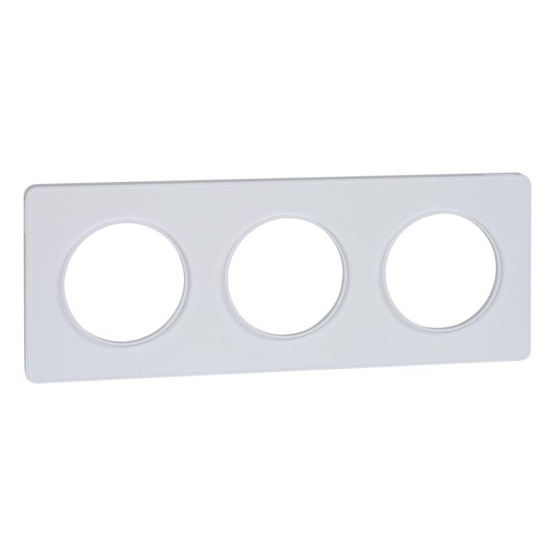 ODACE РАМКА 3-пост., для мех-ма бел. цв., гориз. и верт. монтаж, БЕЛЫЙ