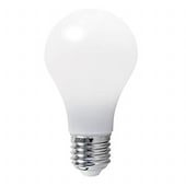 Лампа светодиодная E27-11W-4000К FLL-A65 EKF Simple теплый белый (шар)