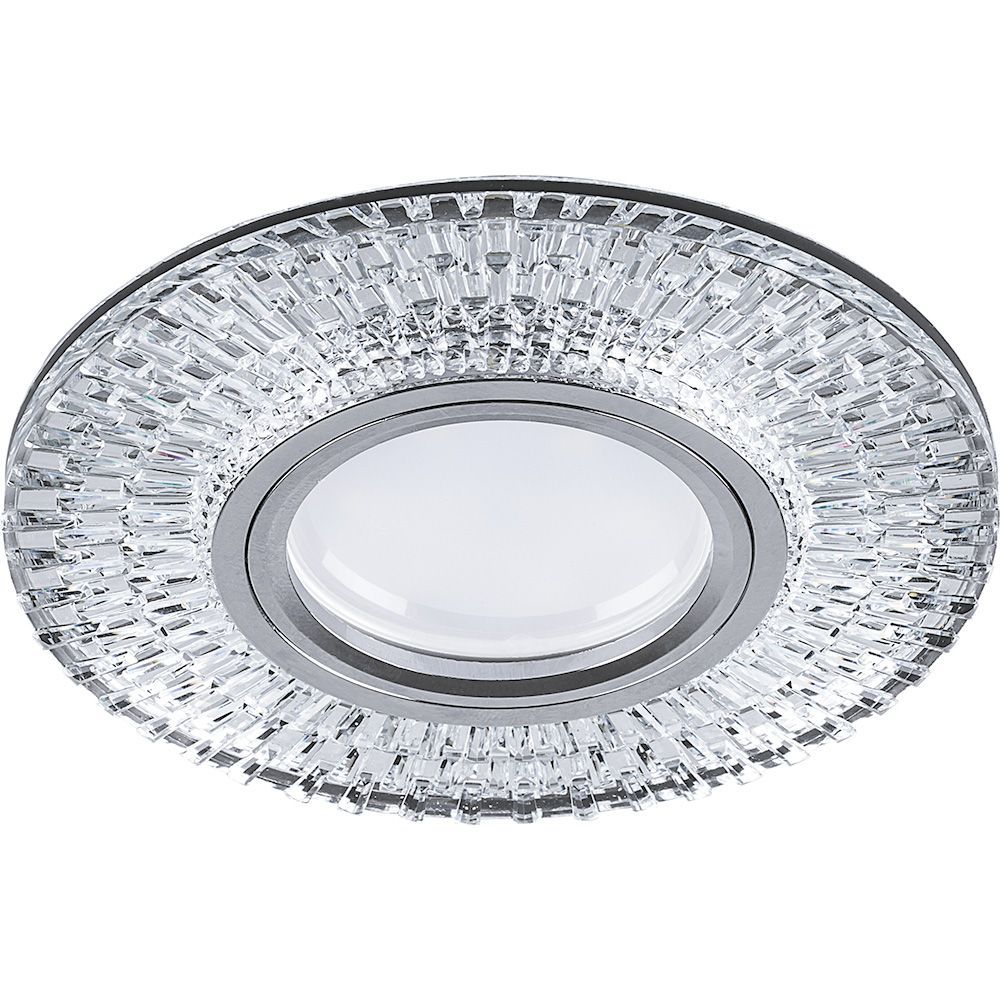 CD943 15LED*2835SMD 4000K, MR16 50W G5.3, прозрачный, хром