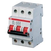 ABB SD203 Рубильник 3P 25A рычаг крас.