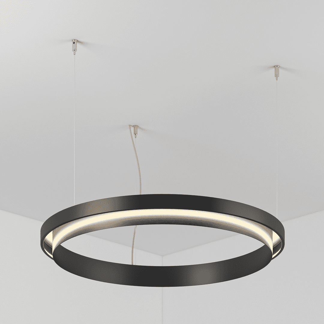 Светильник NIKED CIRCLE подвесной D400 H45 b45 H70 LED 18W