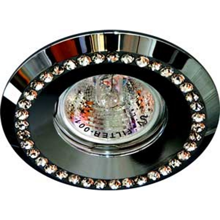 Светильник потолочный MR16 MAX50W 12V G5.3, прозрачный, черный, DL103-C
