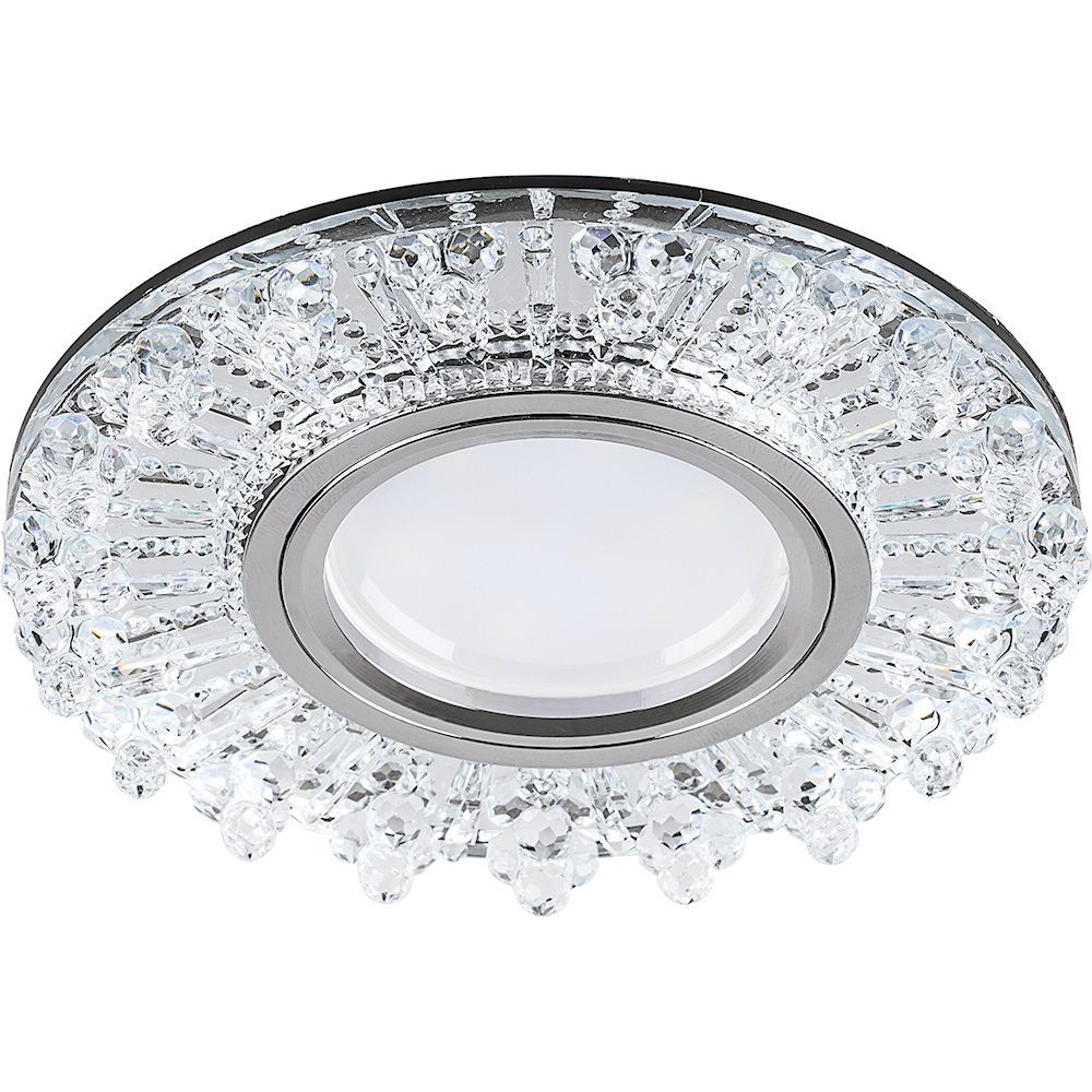 CD944 15LED*2835SMD 4000K, MR16 50W G5.3, прозрачный, хром