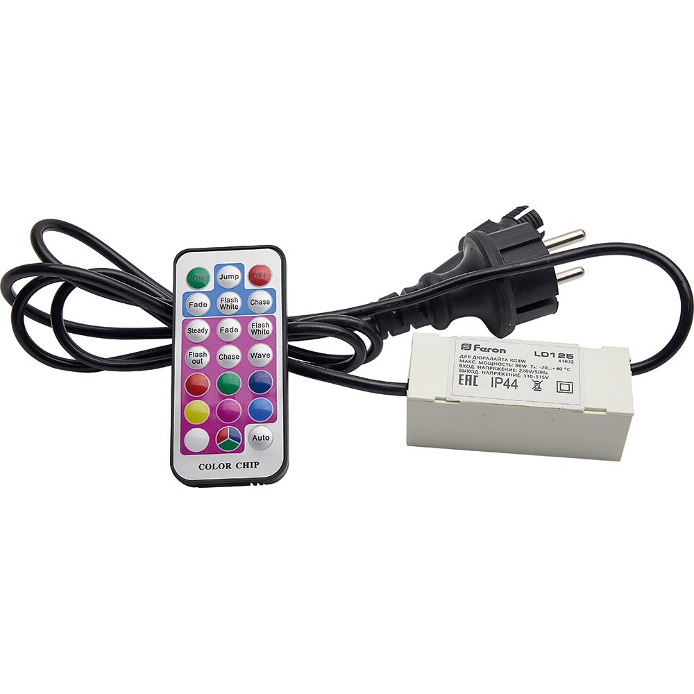 Контроллер 10-50м 2W для дюралайта LED-R2W RGB со светодиодами (шнур 1.5 м), LD125