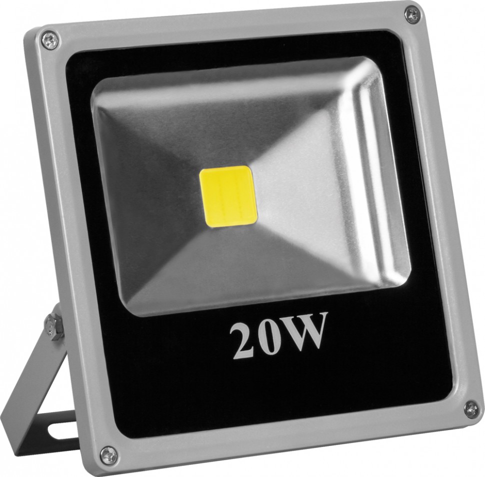 Прожектор светодиодный 20W LL-272 квадрат 1LED 1600Lm/230W/6400K/IP65 Feron