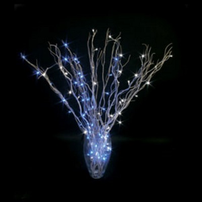 Ветки серебрянные 120см 50 синих LED 230V, LD206B-indoor