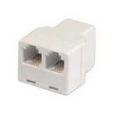 Телефонный переходник (гнездо - 2 гнезда) 8P8C (RJ45)