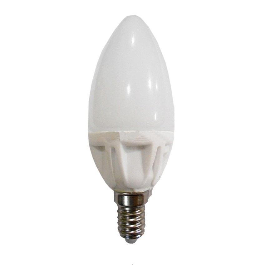 FL-LED-B ECO 6W E27 4200К 230V 450lm (свеча) 39*104mm (S348) FOTON_LIGHTING АКЦИЯ!