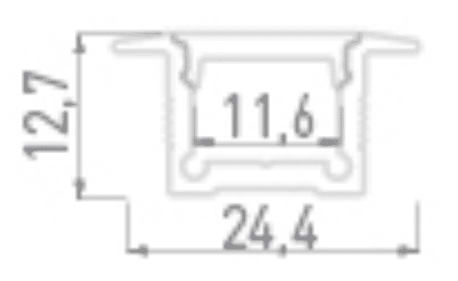 Профиль алюминиевый DesignLed LE.2613