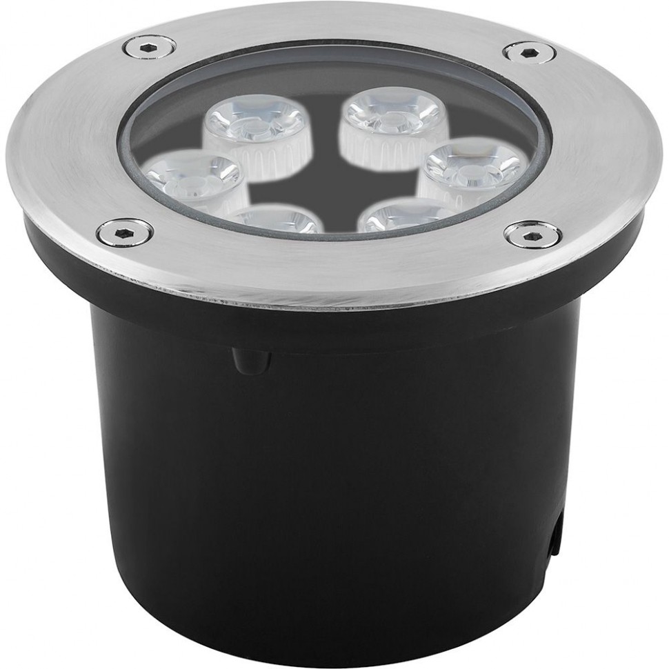 Светильник тротуарный, 6LED теплый белый, 6W, 120*H90mm, IP 67, SP4112