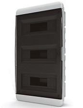 Бокс встраиваемый IP-40 36 модулей проз/черный BVK 40-36-1
