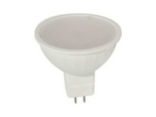 Лампа светодиодная GU5.3-6W-4000К FLL-MR16-220V EKF Simple