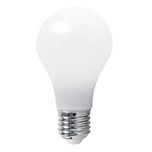 Лампа светодиодная E27-9W-2700К FLL-A60 EKF Simple теплый белый (шар)