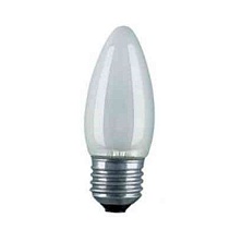 ЛОН Е-27 60 Вт свеча матов. OSRAM